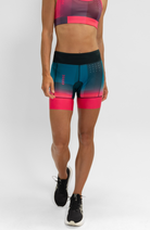 Coeur Sports 5 inch Powerband Tri Short Women's 5" Triathlon Short in Bougainvillea