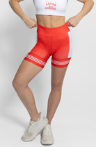 Coeur Sports 5 inch Powerband Tri Short Women's 5" Triathlon Short in Red Signature